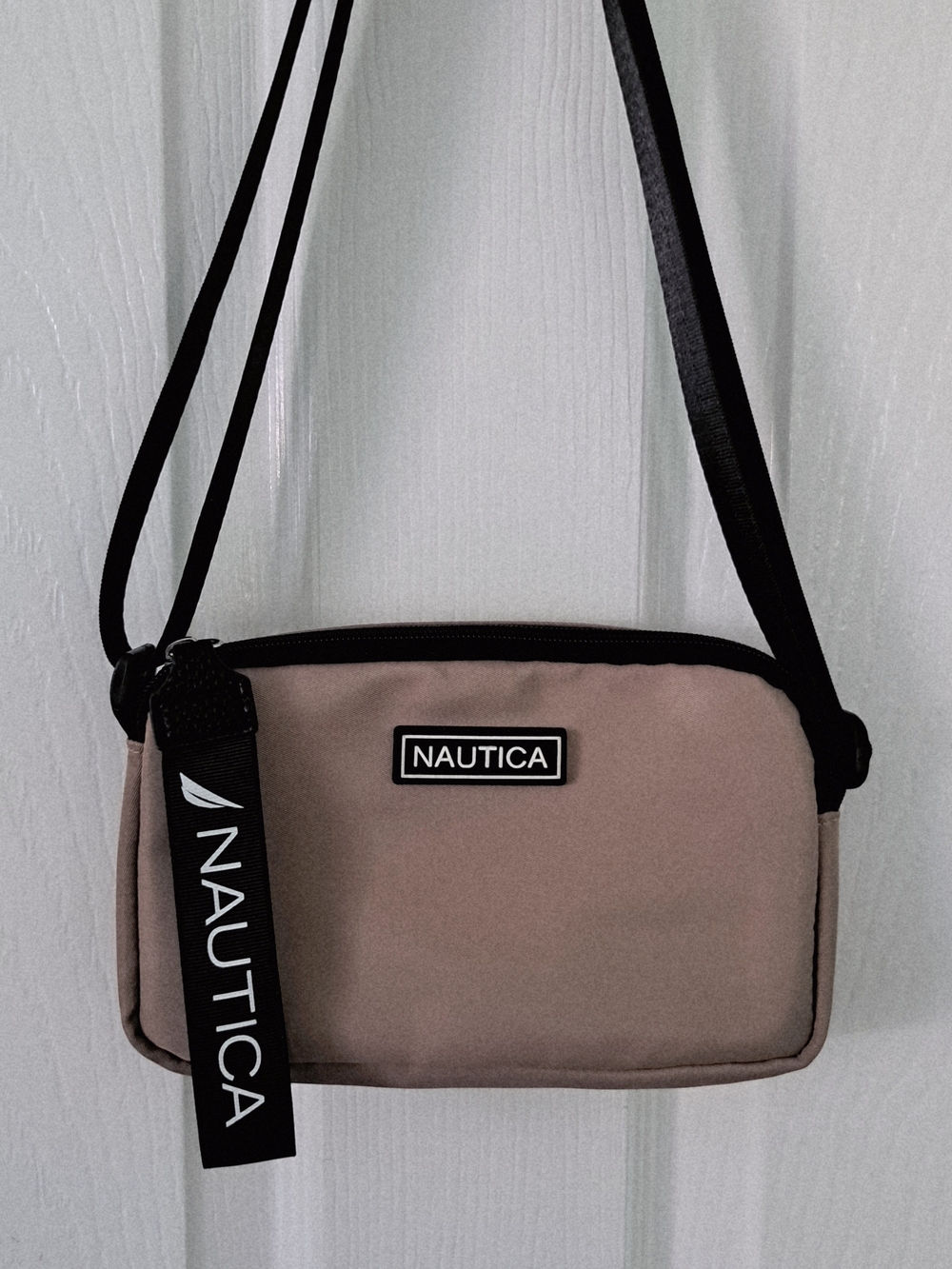 Nautica Taupe Crossbody Bag